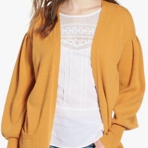 Hinge Balloon Sleeve Cardigan